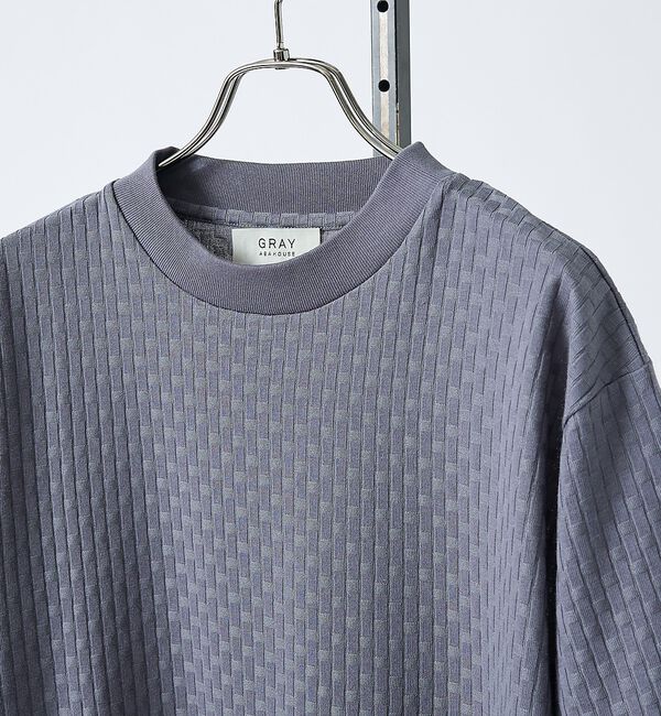 ABAHOUSE「【チェック柄】リンクス ブロック 半袖Tシャツ」|Tシャツ・カットソー|