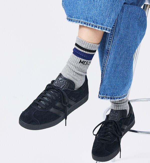 Rouge vif「【MES CHAUSSETTES/メ・ショセット】Line Logoソックス/靴」|ソックス|グレー
