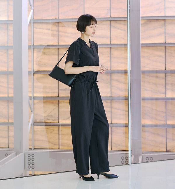 Rouge vif「【一部店舗 / WEB限定】Vネックレーヨンコンビネゾン / オールインワン /」|オールインワン|