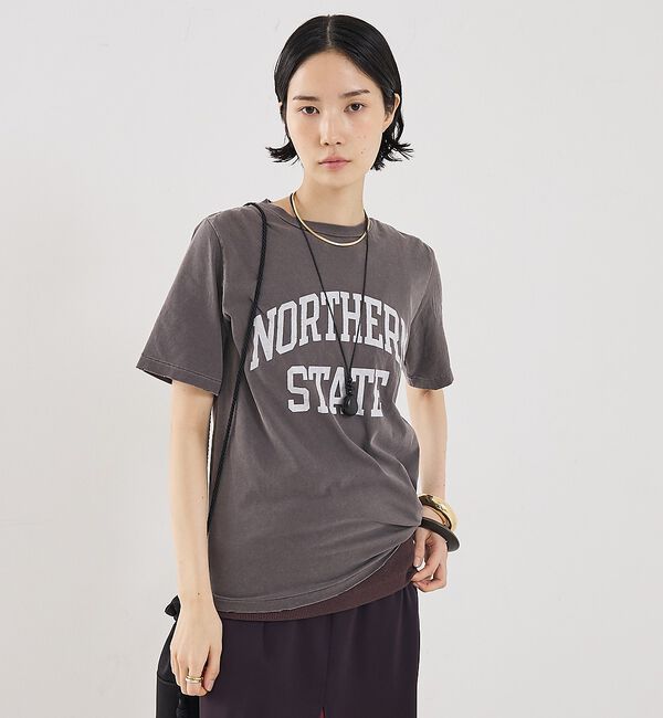 The Store by C' 「【REMI RELIEF】【別注】NORTHERN STATEロゴTシャツ」|Tシャツ・カットソー|チョコ
