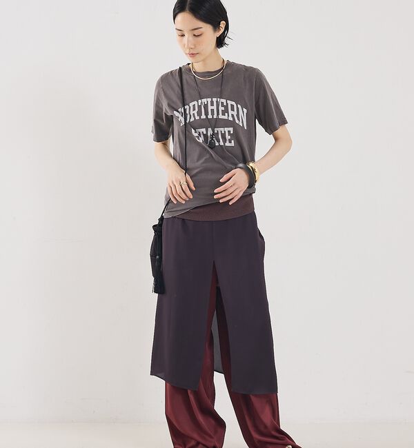 The Store by C' 「【REMI RELIEF】【別注】NORTHERN STATEロゴTシャツ」|Tシャツ・カットソー|