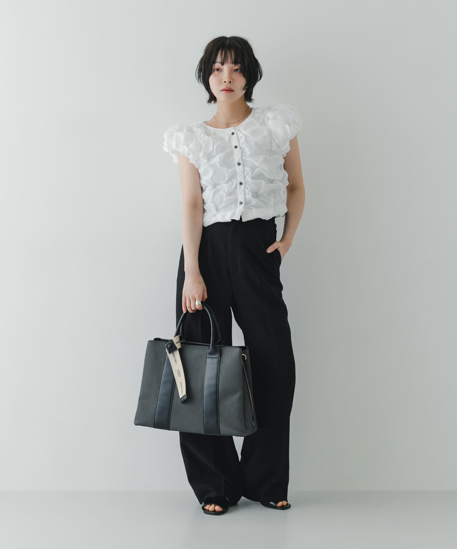 RODE SKO「『Lサイズ』ロゴリボン付A4トートバッグ」|トートバッグ|