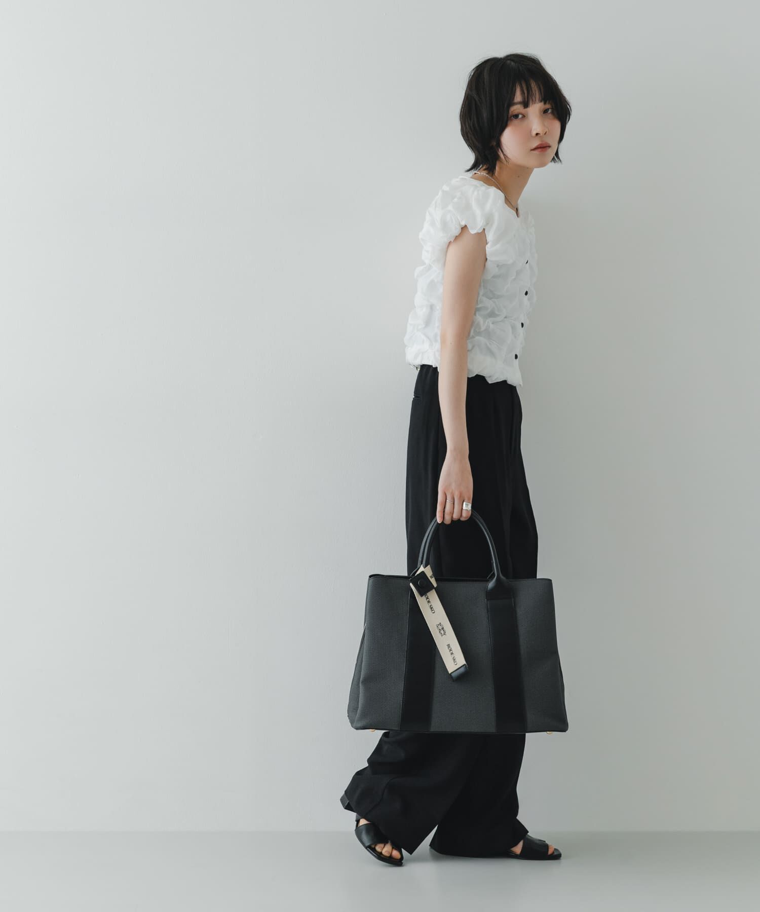 RODE SKO「『Lサイズ』ロゴリボン付A4トートバッグ」|トートバッグ|