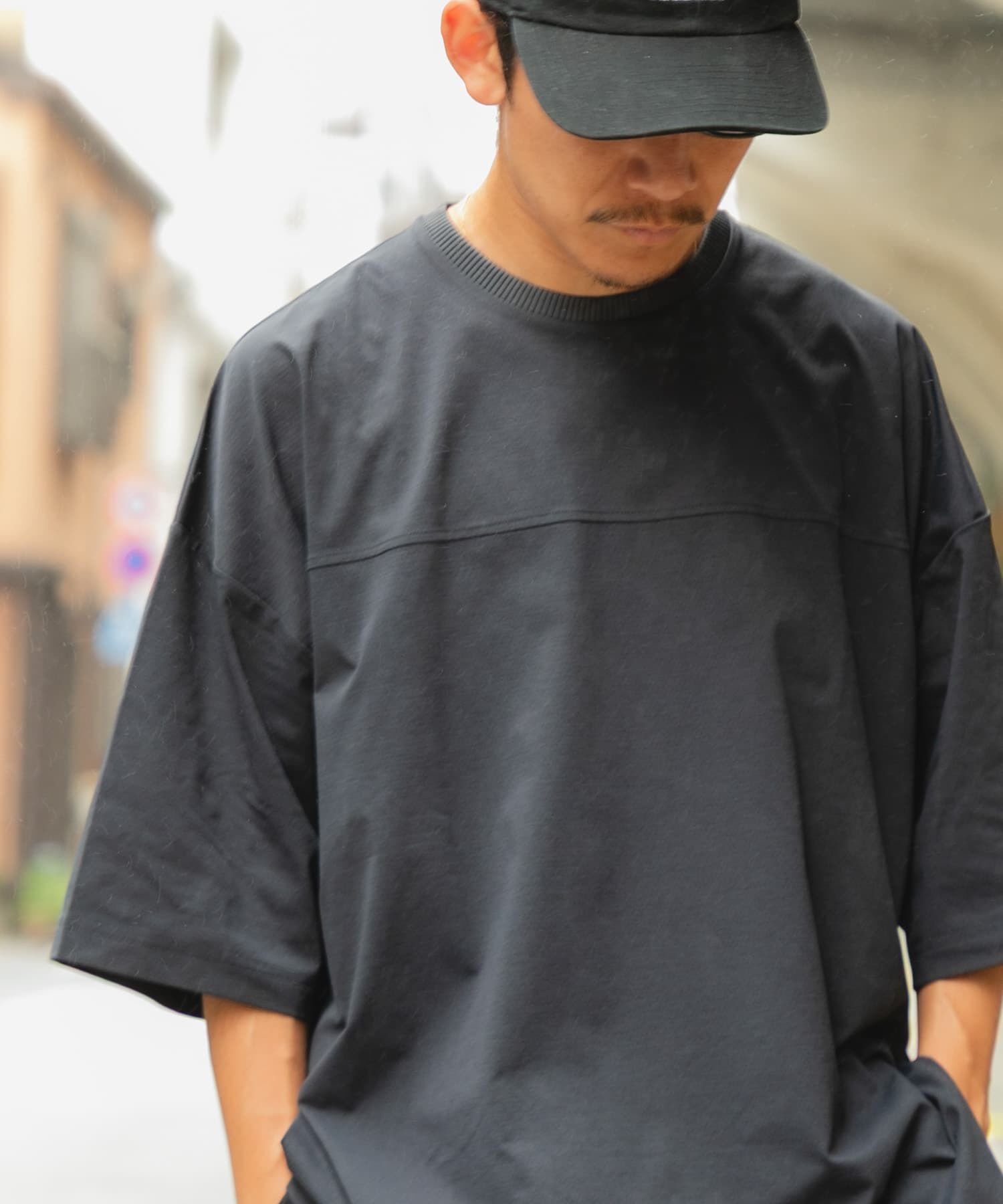 URBAN RESEARCH「Wide Dad　BREEZY TECH SHORT-SLEEVE T-SHIRTS」|Tシャツ・カットソー|