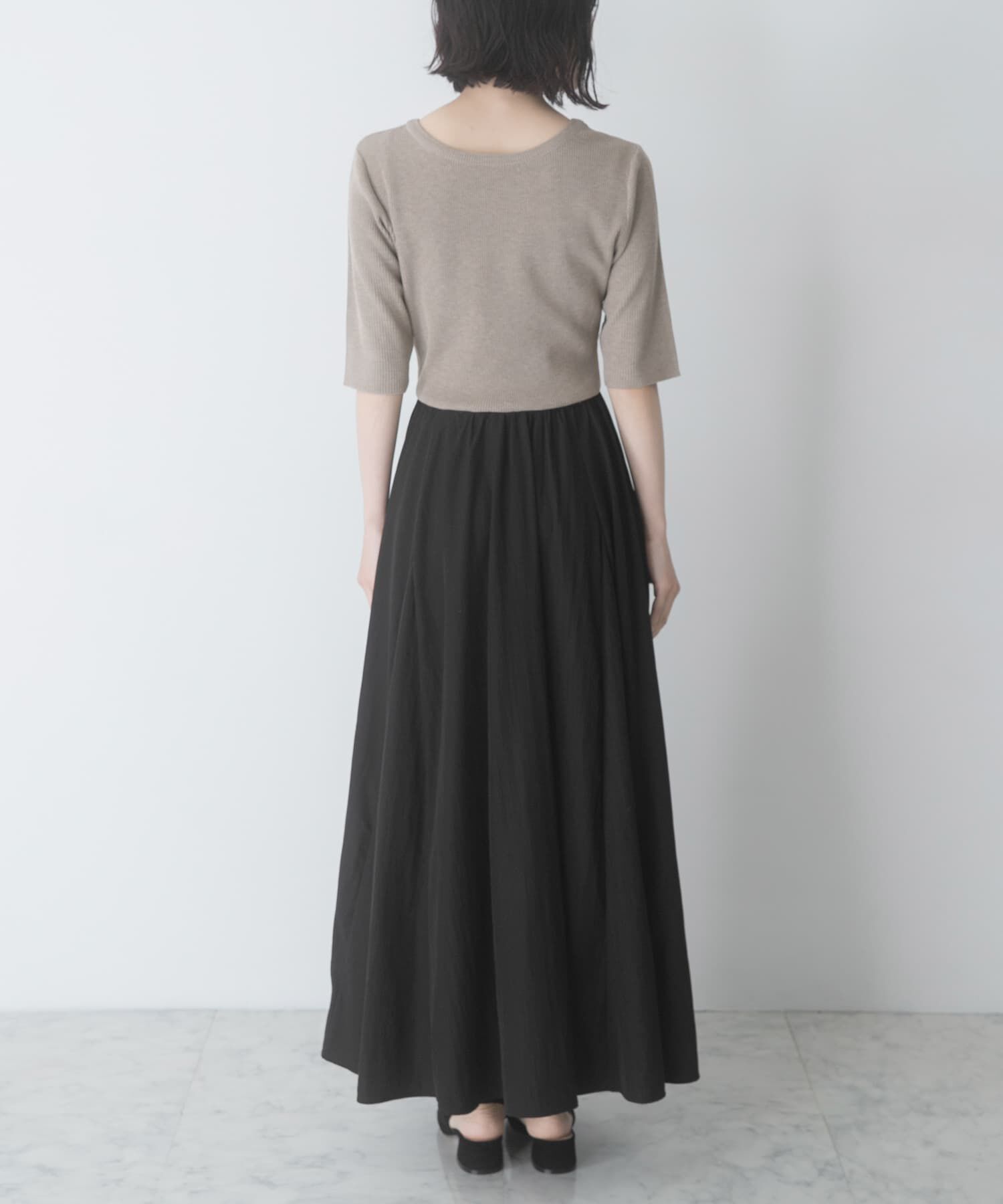 URBAN RESEARCH ROSSO「『一部WEB限定カラー』ニットドッキングワンピース」|ワンピース|