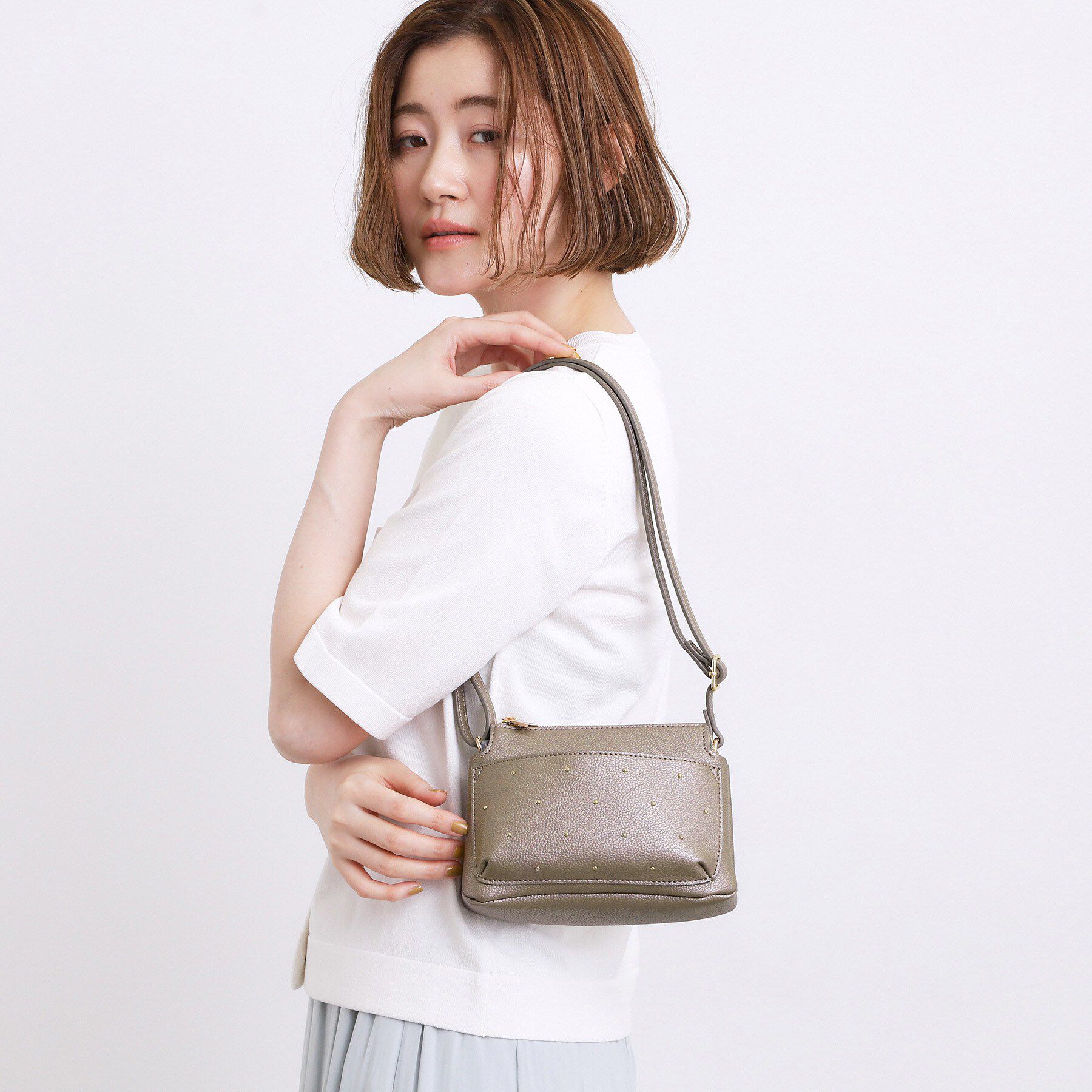 grove「スタッズミニスマホショルダー」|その他|