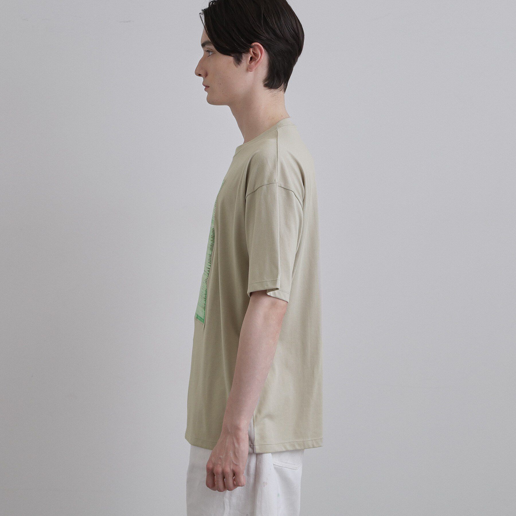 tk.TAKEO KIKUCHI「クロス刺繍フォトTシャツ」|Tシャツ・カットソー|