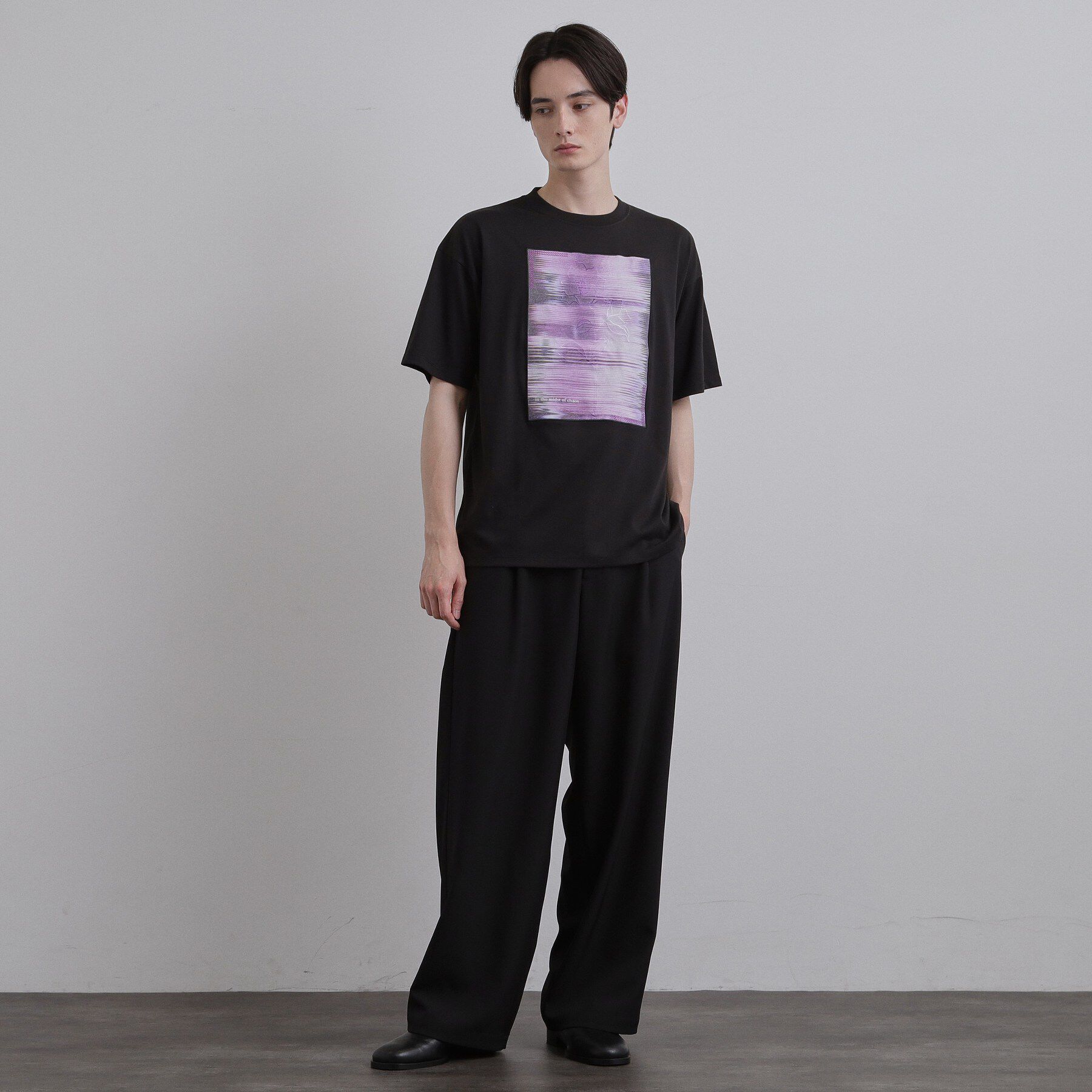 tk.TAKEO KIKUCHI「クロス刺繍フォトTシャツ」|Tシャツ・カットソー|