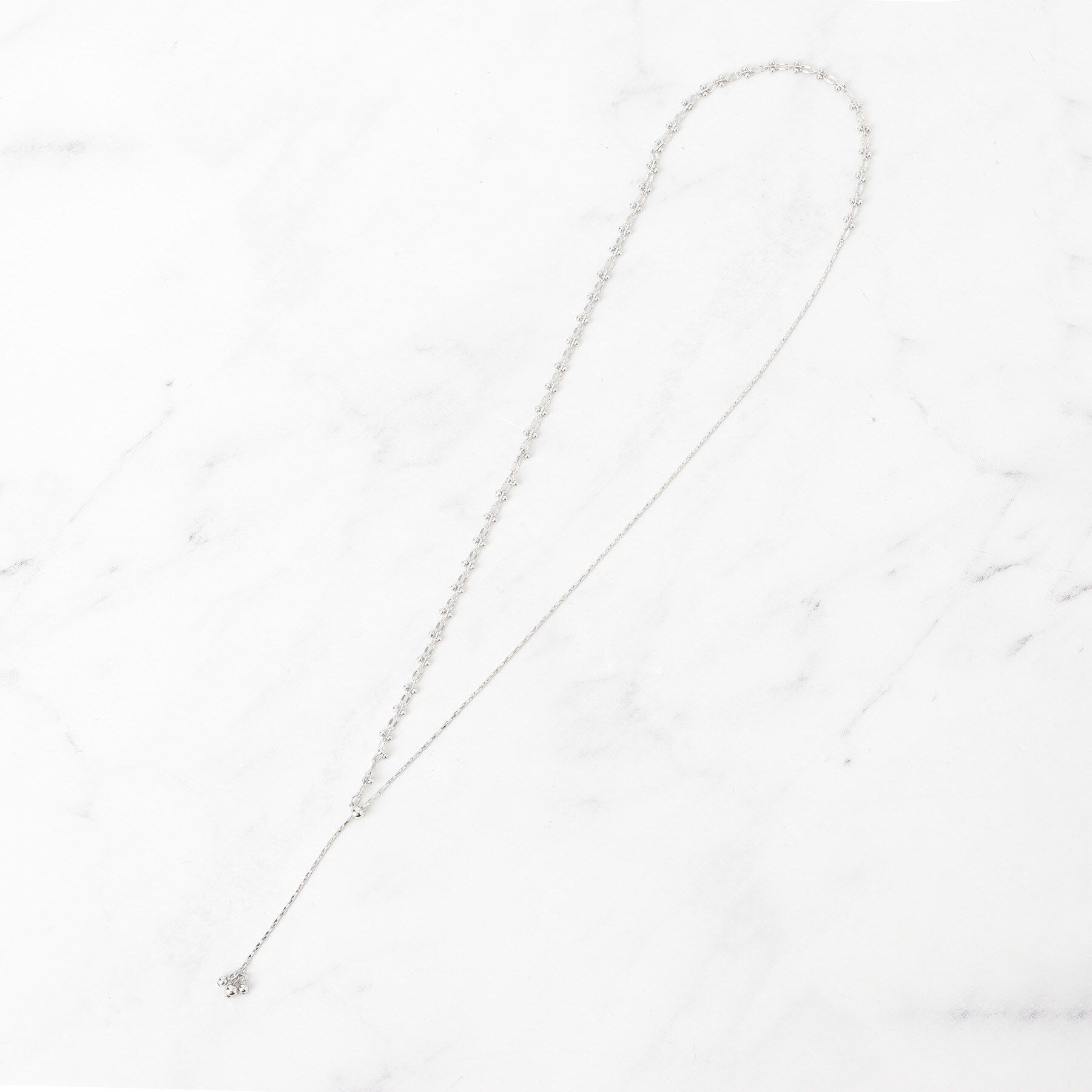 SHOO･LA･RUE「【2WAY】つぶチェーンネックレス」|ネックレス|
