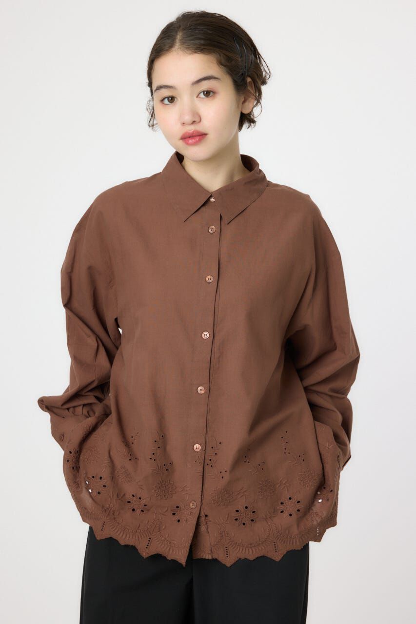 RODEO CROWNS「スカラップシャツ」|シャツ・ブラウス|BRN