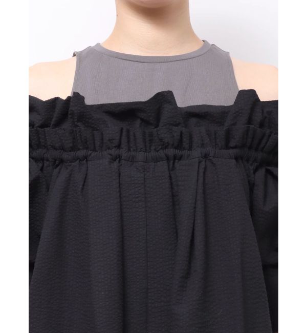 ELENDEEK「COCOON OFF-SHOULDER OP」|ワンピース|