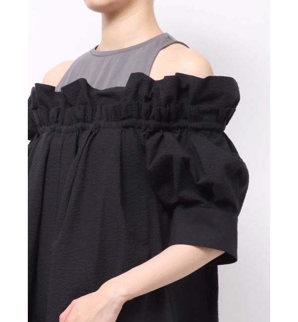 ELENDEEK「COCOON OFF-SHOULDER OP」|ワンピース|