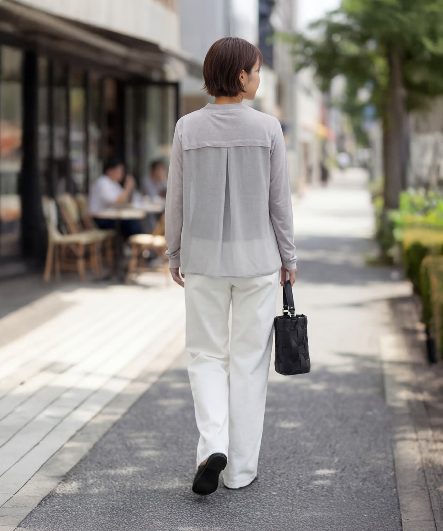 STYLE DELI「【selection】さらさら超え背面シフォンカーディガン」|カーディガン|