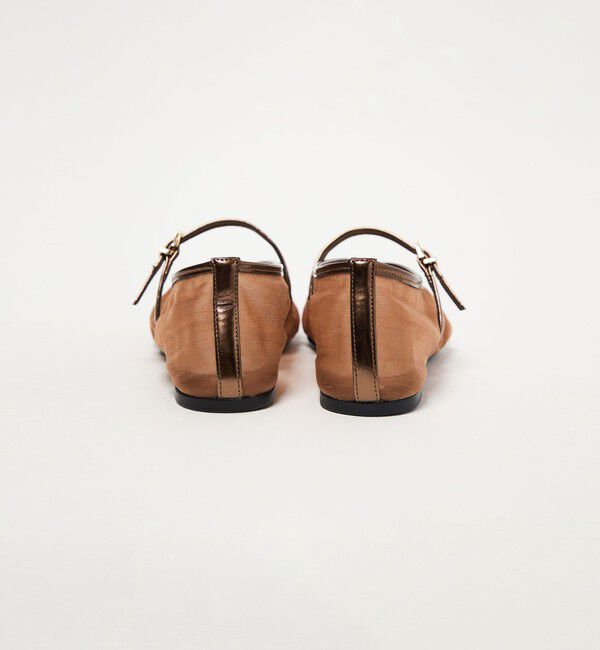 SY UNITED ARROWS「＜SY＞シースルーギャザーベルトフラット10&uarr;」|パンプス|