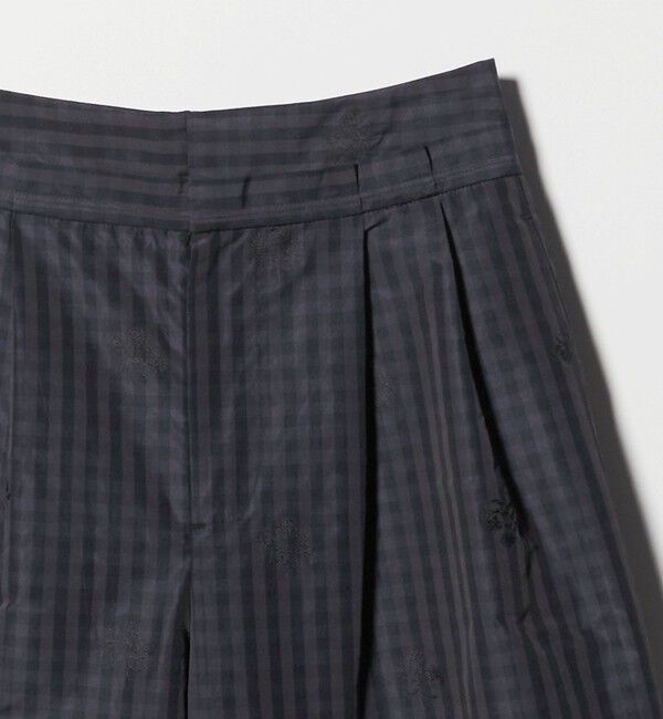 UNITED ARROWS「ギンガムチェック フラワー ジャガード ワイドパンツ ‐ウォッシャブル‐」|その他|