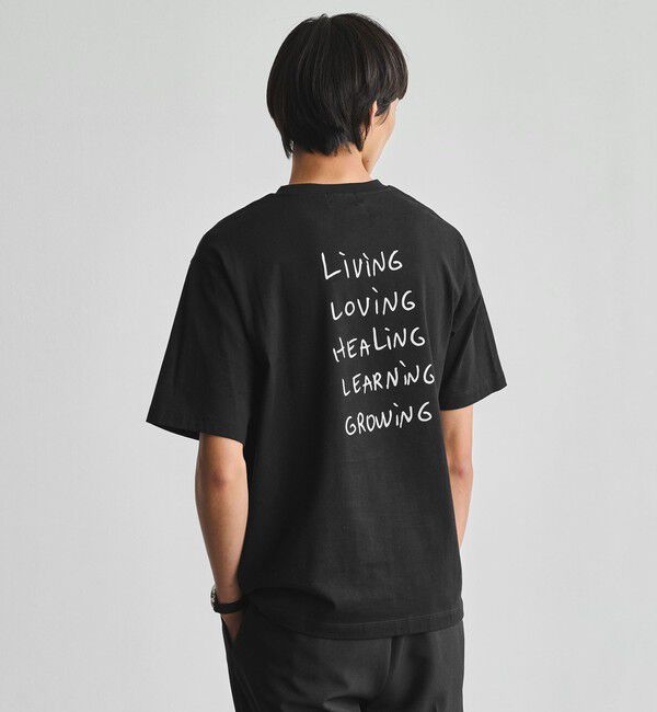 UNITED ARROWS green label relaxing「【別注】＜Thomas Lelu＞サインアート 半袖 Tシャツ カットソー」|Tシャツ・カットソー|