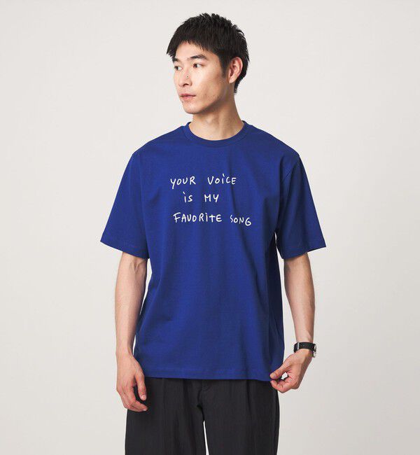UNITED ARROWS green label relaxing「【別注】＜Thomas Lelu＞サインアート 半袖 Tシャツ カットソー」|Tシャツ・カットソー|