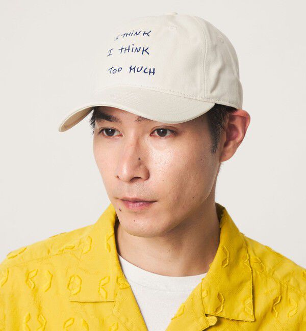 UNITED ARROWS green label relaxing「【別注】＜Thomas Lelu＞サインアート キャップ 帽子」|キャップ・キャスケット|OFF WHITE