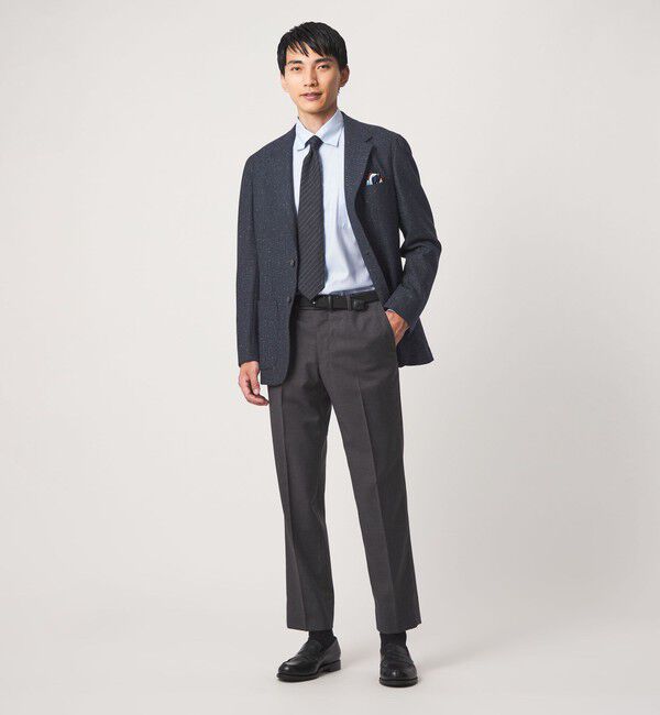 UNITED ARROWS green label relaxing「GUABELLO ネップ ドビー 2B RG ジャケット」|テーラードジャケット|