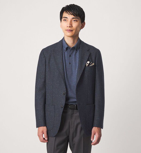 UNITED ARROWS green label relaxing「GUABELLO ネップ ドビー 2B RG ジャケット」|テーラードジャケット|