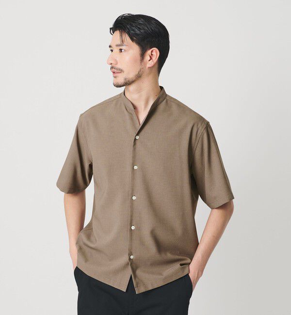 BEAUTY&YOUTH UNITED ARROWS「【WEB限定 WARDROBE SMART】 Reflax スキッパー シャツ」|シャツ・ブラウス|