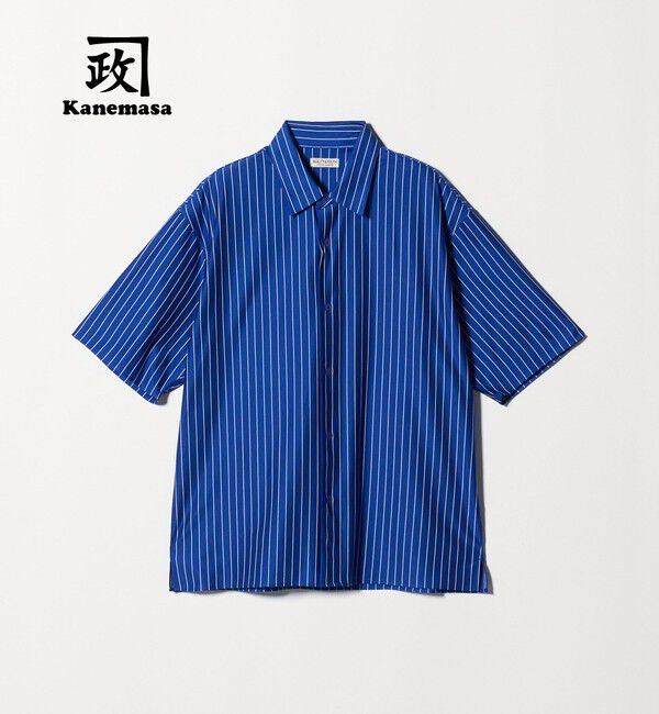 BEAUTY&YOUTH UNITED ARROWS「カネマサ莫大小 ストライプ スクエア フィット レギュラー シャツ」|シャツ・ブラウス|ROYAL