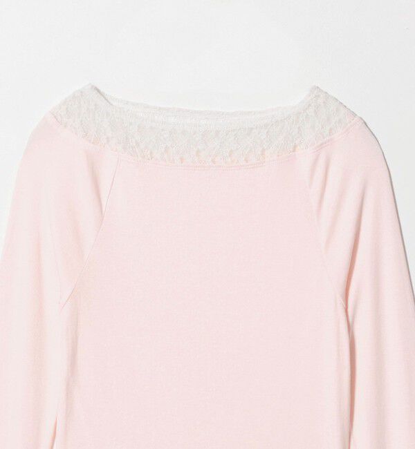BEAUTY&YOUTH UNITED ARROWS「レースドッキング ロングスリーブ カットソー」|Tシャツ・カットソー|