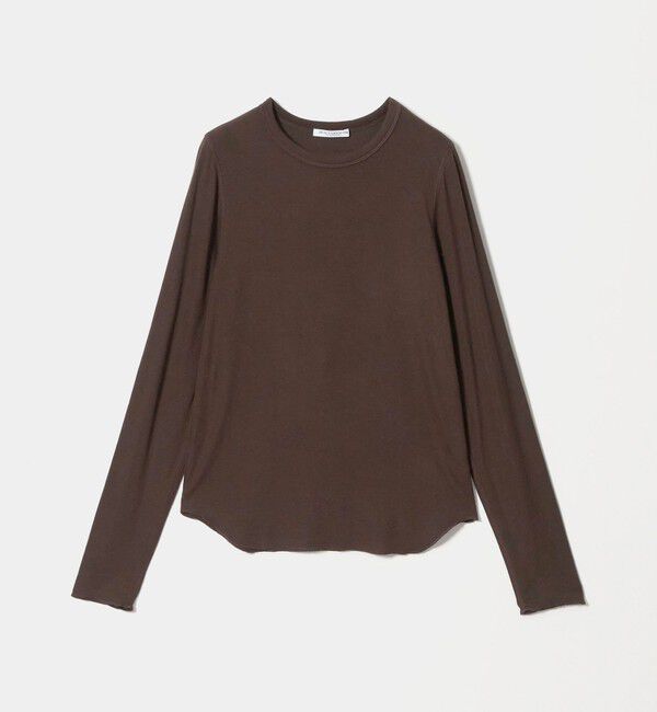 BEAUTY&YOUTH UNITED ARROWS「毛セルロースブレンド クルーネック カットソー」|Tシャツ・カットソー|DK.BROWN