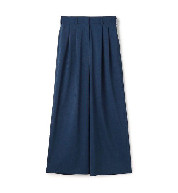 Ballsey「ポリエステルツイル ２タックスラックスパンツ」|その他|65 ブルー