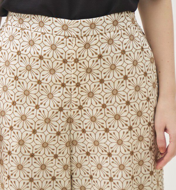 TOMORROWLAND collection「カレフルールエンブロイダリー ストレートパンツ」|その他|