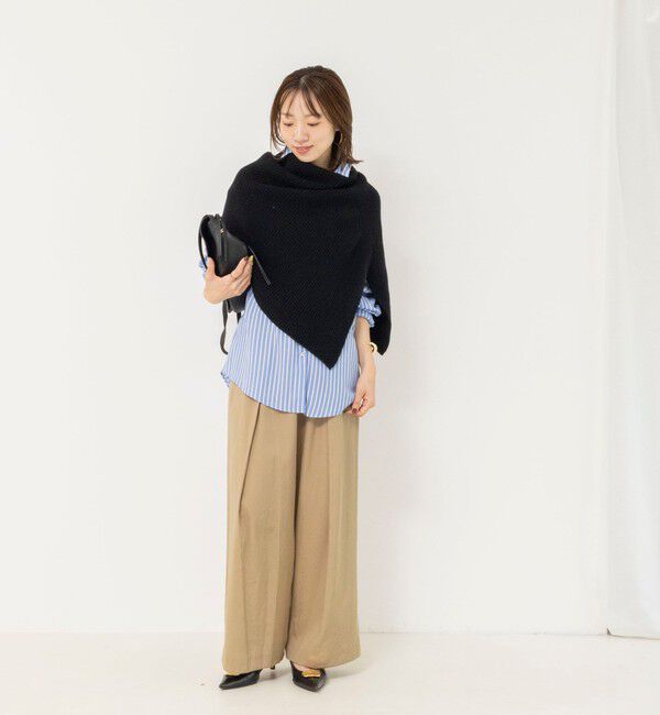 NOLLEY'S「【WEB＆一部店舗限定カラー】《手洗い可能》マルチWAYニットポンチョ」|ニット・セーター|