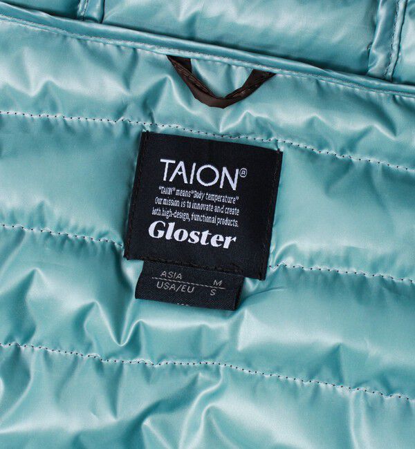 GLOSTER「【TAION/タイオン】配色別注 ライトダウンフーディ パッカブル」|ダウン|