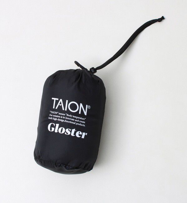 GLOSTER「【TAION/タイオン】配色別注 ライトダウンフーディ パッカブル」|ダウン|