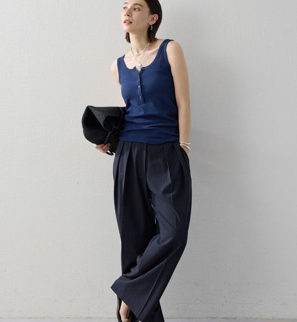  「2WAYヘンリータンクトップ」|Tシャツ・カットソー|