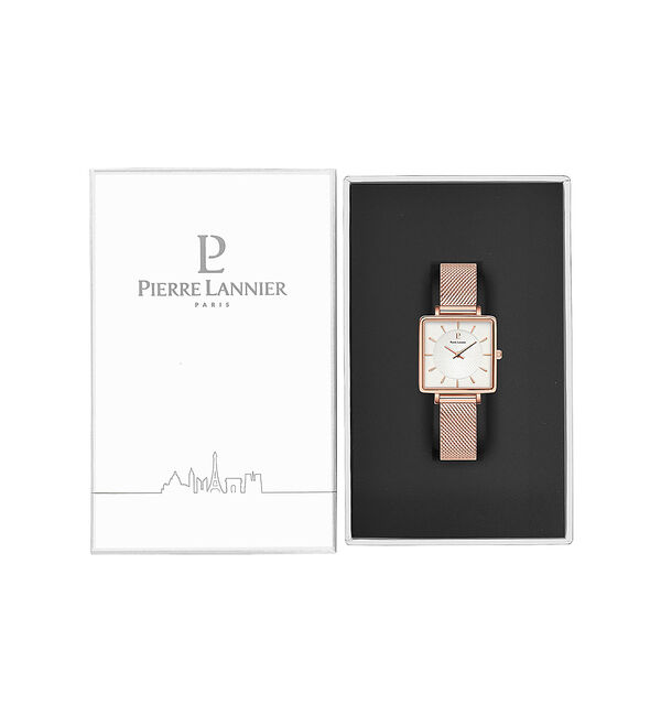 Rouge vif「【PIERRE LANNIER】Lecareメッシュベルト P008F・P007」|腕時計|