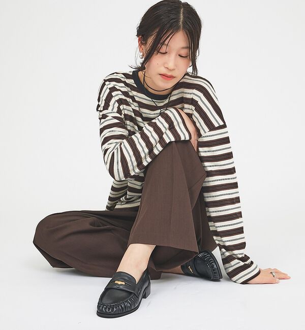 AU BANNISTER「【販売店舗限定】ギャザーコインローファー」|ローファー|