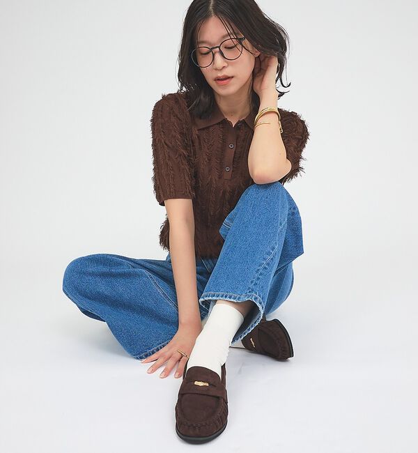 AU BANNISTER「【販売店舗限定】ギャザーコインローファー」|ローファー|