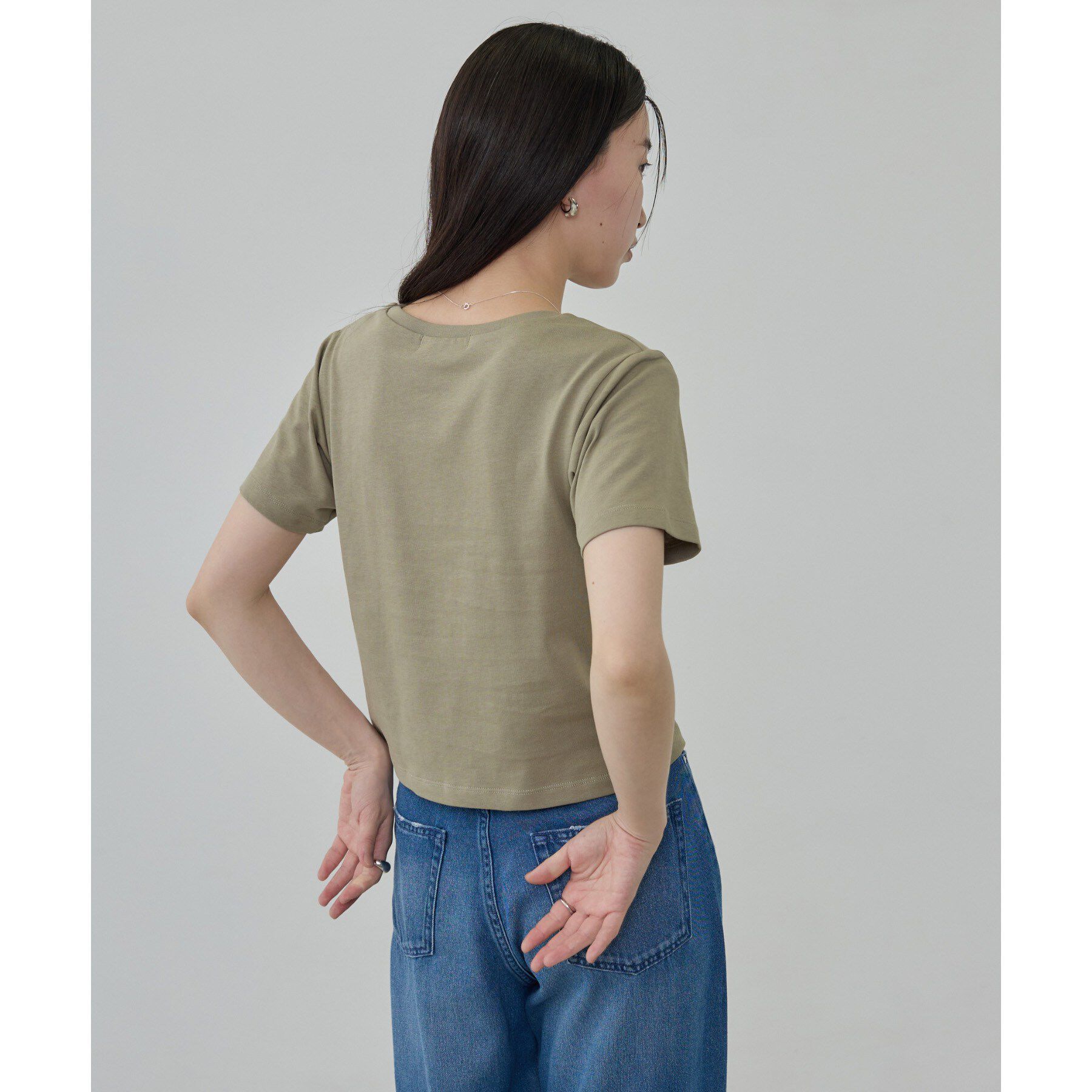 GALLEST「箔プリント コンパクトTシャツ」|Tシャツ・カットソー|