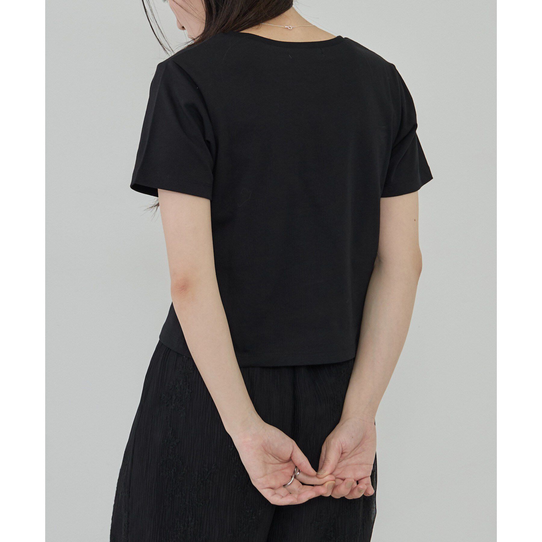 GALLEST「箔プリント コンパクトTシャツ」|Tシャツ・カットソー|