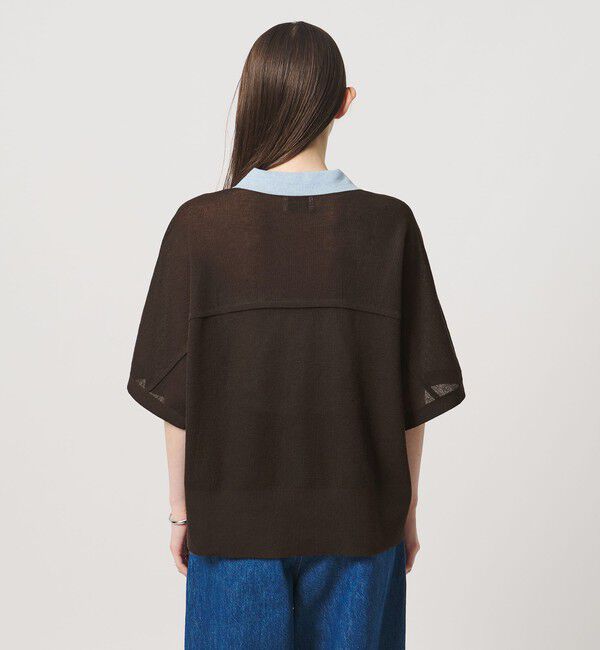 UNITED ARROWS「スキッパー ドルマンスリーブ ニット ‐ウォッシャブル‐」|ニット・セーター|