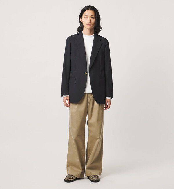 UNITED ARROWS「＜District＞4プライ シングル １ボタン ブレザー」|テーラードジャケット|