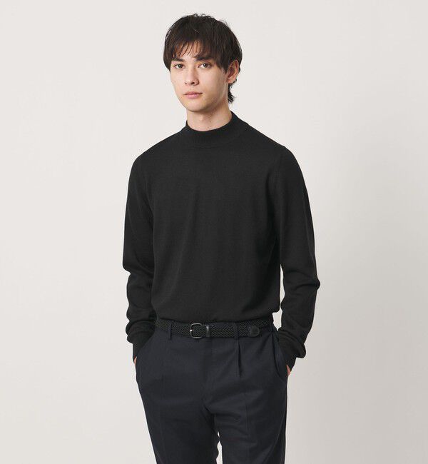 UNITED ARROWS「＜Gran Sasso＞ モックネック ロングスリーブ ニット」|ニット・セーター|