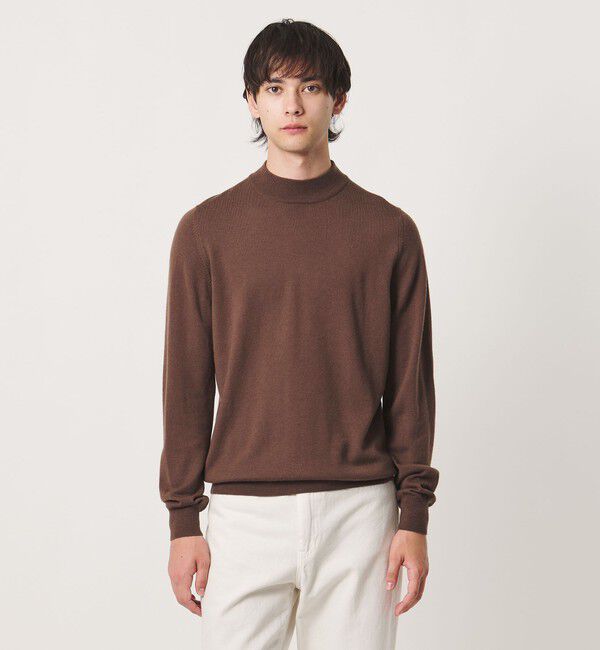 UNITED ARROWS「＜Gran Sasso＞ モックネック ロングスリーブ ニット」|ニット・セーター|