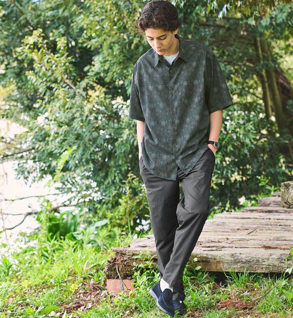 UNITED ARROWS green label relaxing「William Morris ジャストルーズ 半袖 シャツ」|シャツ・ブラウス|