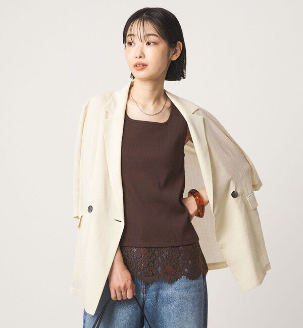 UNITED ARROWS green label relaxing「スソ レース タンクトップ」|タンクトップ|