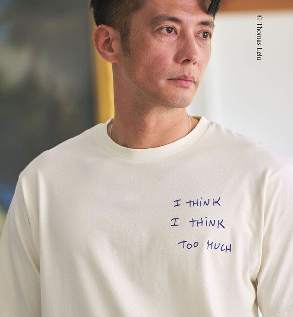 UNITED ARROWS green label relaxing「【別注】＜Thomas Lelu＞サインアート 半袖 Tシャツ カットソー」|Tシャツ・カットソー|