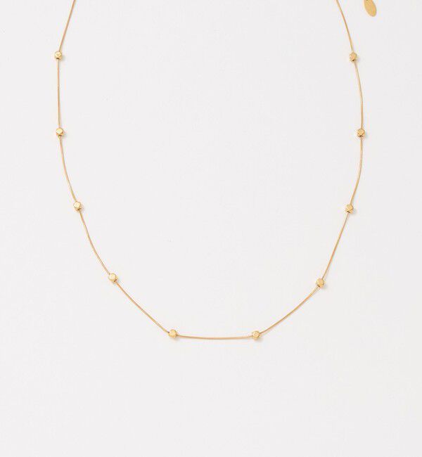 UNITED ARROWS green label relaxing「ブロックトーション ネックレス」|ネックレス|GOLD