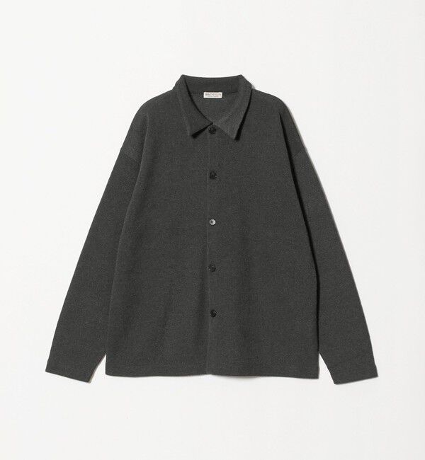 BEAUTY&YOUTH UNITED ARROWS「ハーフ ミラノ ニット シャツ ウォッシャブル」|カーディガン|DK.GRAY