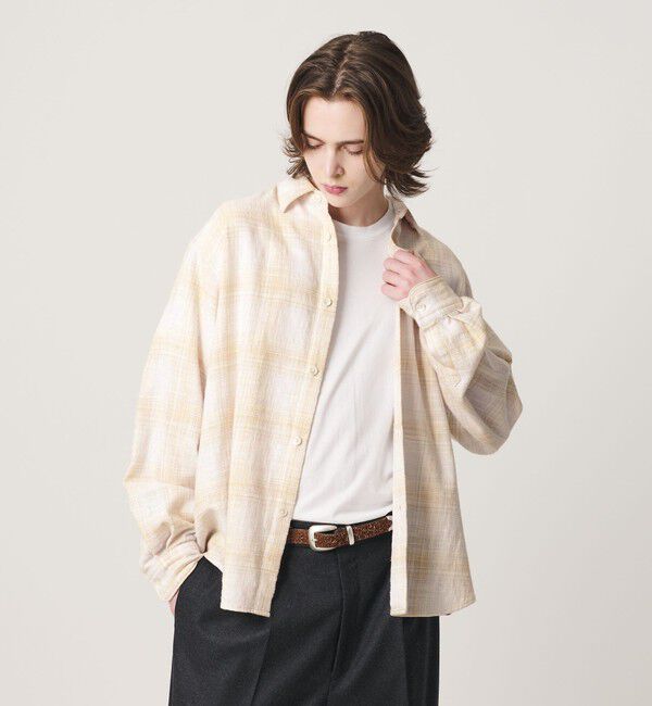 BEAUTY&YOUTH UNITED ARROWS「ウーブン ネル チェック シャツ」|シャツ・ブラウス|