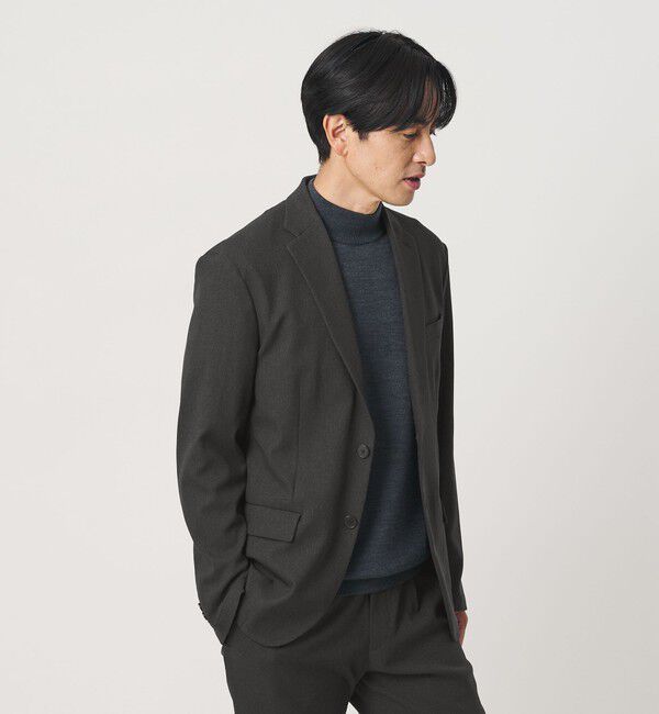 BEAUTY&YOUTH UNITED ARROWS「リサイクル ポリエステル 2B ジャケット セットアップ対応 ヨコストレッチ ウォッシャブル」|テーラードジャケット|
